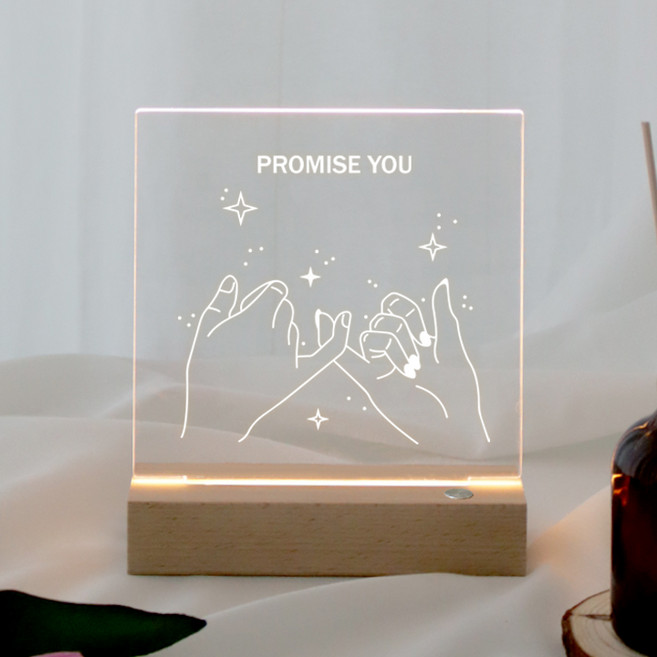 호미호비 유/무선형 아크릴 무드등 만들기 DIY, 라지 (유/무선형) 마카 세트