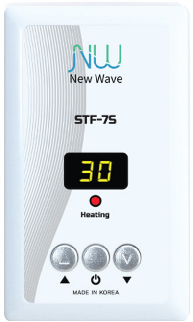 써브텍 STF-7S 온도조절기 4kw 필름난방 HAGGAE NW NEW WAVE, 조절기+파워코드