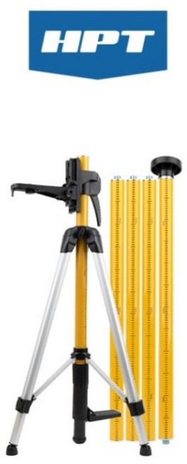 HPT 삼각대 폴대 서포트 레이저수평용 레벨용 HL-SP3600 3600mm 3미터, 1개
