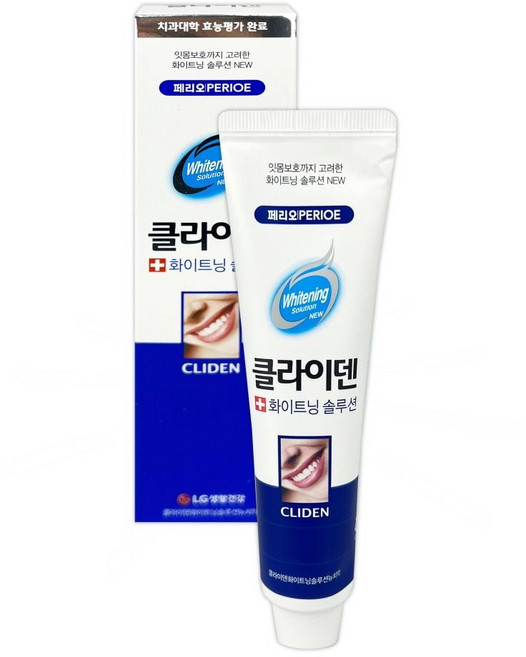 페리오 클라이덴 화이트닝 솔루션 뉴 치약 120g 1P -O dailycojan*0601059901EA, 1
