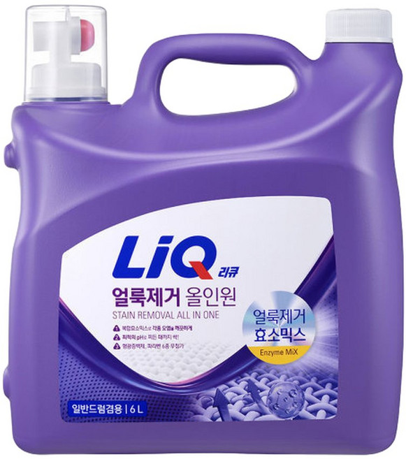 리큐 올인원 얼룩제거 6L용기 겸용, 6L, 1개