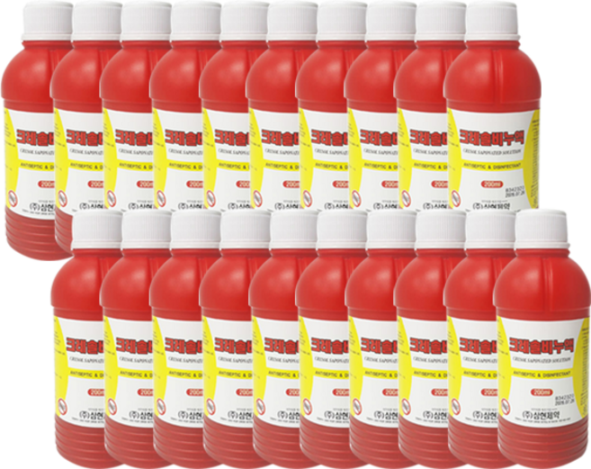 삼현제약 삼현 크레솔비누액 200ml 살균제/소독제, 20개