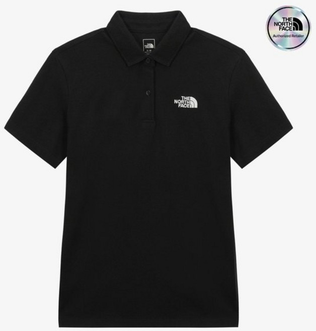 노스페이스 [ NT7PS30A 여성 코모 반팔 폴로 BLACK 27L860 71C236