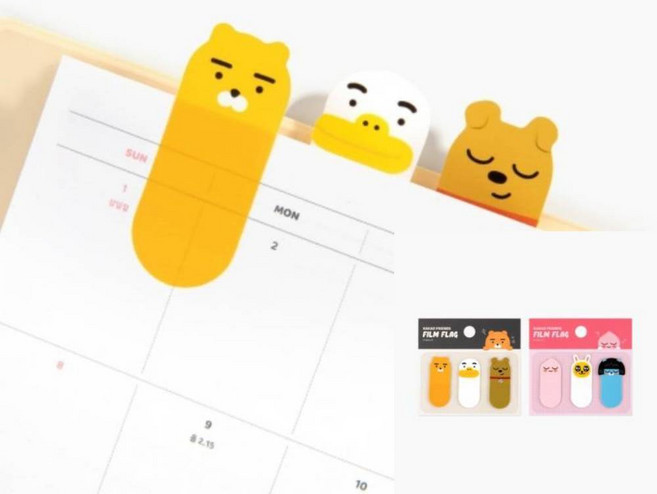 필름 플래그 어피치 18x43mm 약60매입 1개입 교과서 페이지