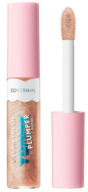 Covergirl Clean Fresh Yummy Plumper 립글로스 700 Love At Frost Sight 샤이니 비건 포뮬러 쉬운 사용 민트 맛 9.4g(, Plumper - 740 Blingtastic!, 1
