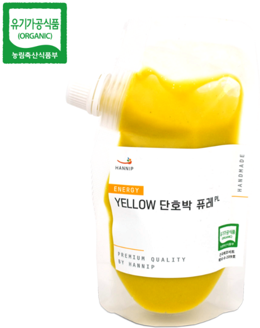 Energy Yellow 단호박퓨레 핸디 단품 1팩 150g, 1개