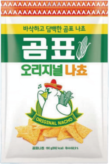 곰표 오리지날 나쵸, 190g, 4개