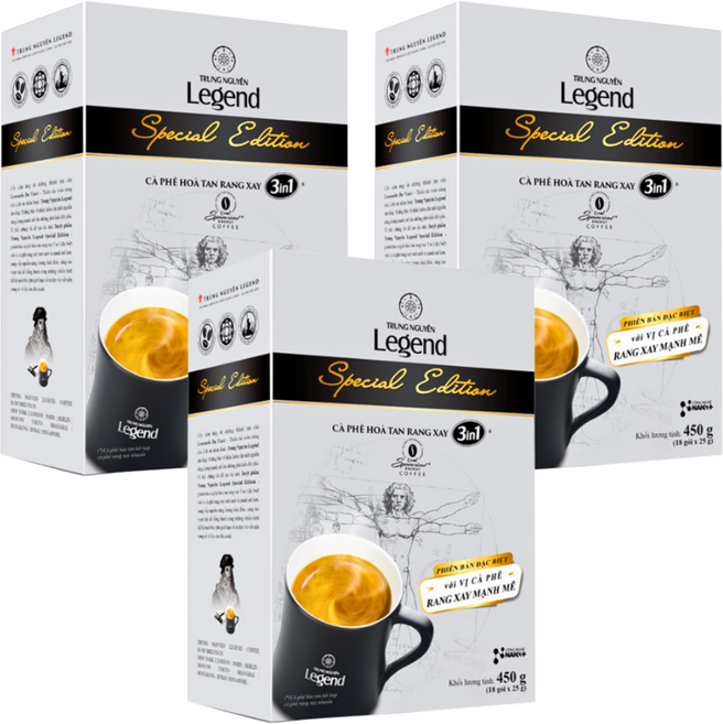 쭝웬 G7 베트남커피 3IN1 레전드 스페셜 에디션, 450g, 3개, 18개입