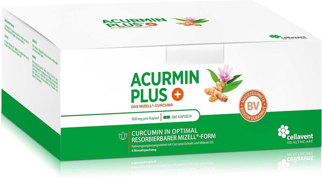 아큐민플러스 고용량 강황 캡슐 Acurmin Plus 360캡슐, 360정, 1개