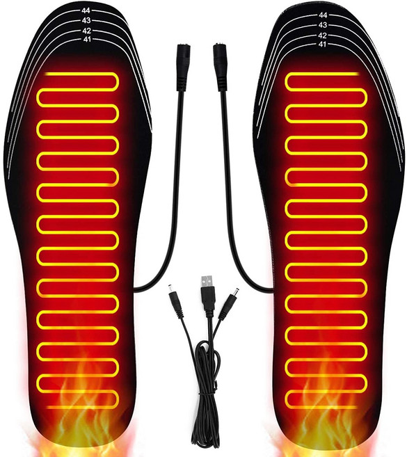 카토 발열깔창 발난로 발열패드 신발깔창 가열 전기 발 온난화 겨울신발 패드 겨울 야외 부츠 기능성 깔창 방한 보온 핫팩느낌 여성용 남성용