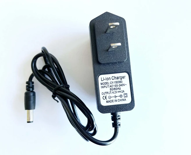 21V 1A 배터리 충전기 전원 어댑터 18650 리튬 이온 팩, 13 4.2V 2A  US plug