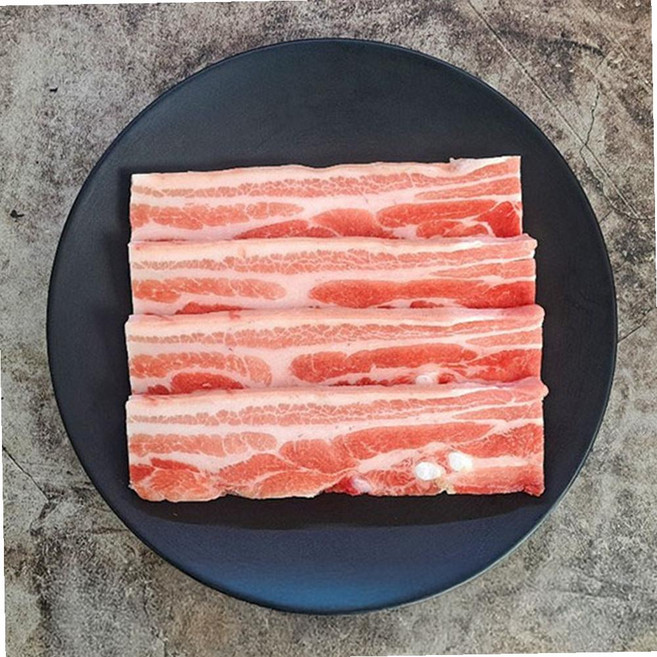 덴마크 오겹살 미박 삼겹 5cm 보쌈 수육 1kg 수육, 1개