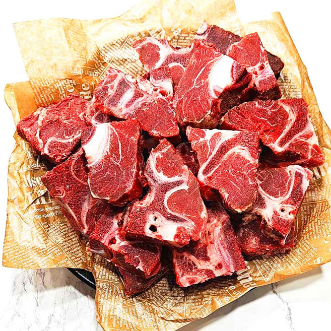 (배터짐) 국내산 수입산 소목뼈 2kg 모음 (일요일&당일발송), 1개, 국내산 젖소 소목뼈 2kg