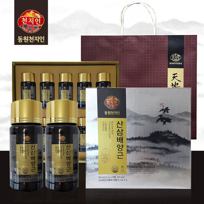 동원천지인 산삼배양근 10병, 750ml, 1개