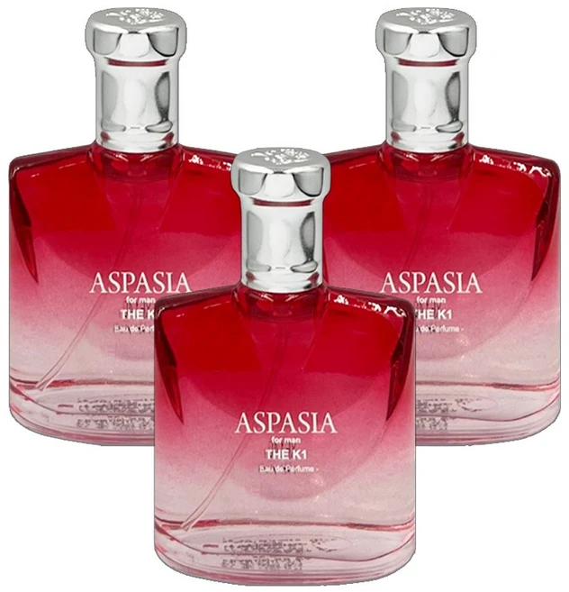 아스파시아 포맨 블랙 오 드 퍼퓸, 50ml, 3개 - 쿠팡