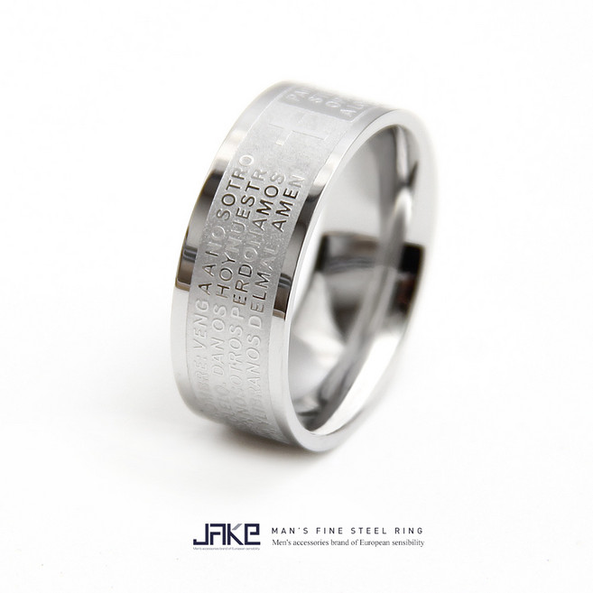 제이크 컬러그라피 써지컬스틸 반지