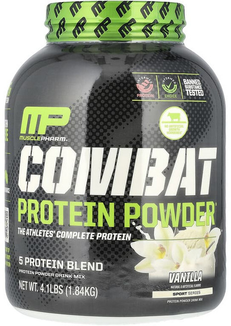 머슬팜 코뱃 프로틴 단백질 바닐라맛 가루 파우더 1.84kg 운동 부스터 Protein, 1개