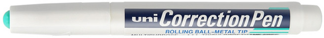 유니 수정액 8ml CLP-300 펜 타입의 수정펜 화이트