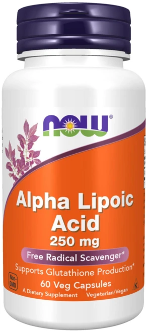 나우푸드 알파리포산 250mg 베지 캡슐, 60정, 1개 - 쿠팡