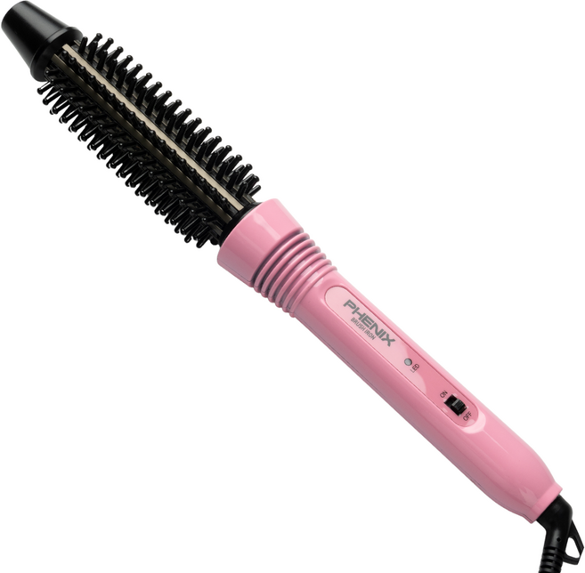 손으로 잡아도 안 뜨거운 국내제조 프리볼트 피닉스 헤어 볼륨 고데기 PN-734, 핑크22mm