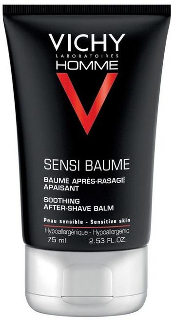 VICHY 프랑스 정품 비쉬 옴므 센시밤 수딩 애프터쉐이브 밤 75ml, 1개