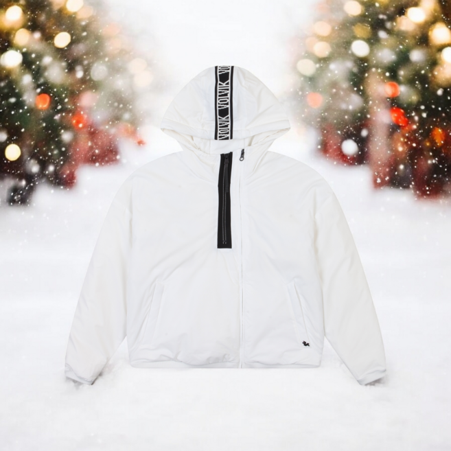 여성 더블 ZIP 스윙 다운 점퍼 VLDWMA05 OW