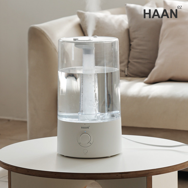 [무소음 가습폭발]한경희 복합식가습기 5L 가열식 데코서클 아기방 신생아 아기가습기 사무실 대용량가습기, 다이얼식