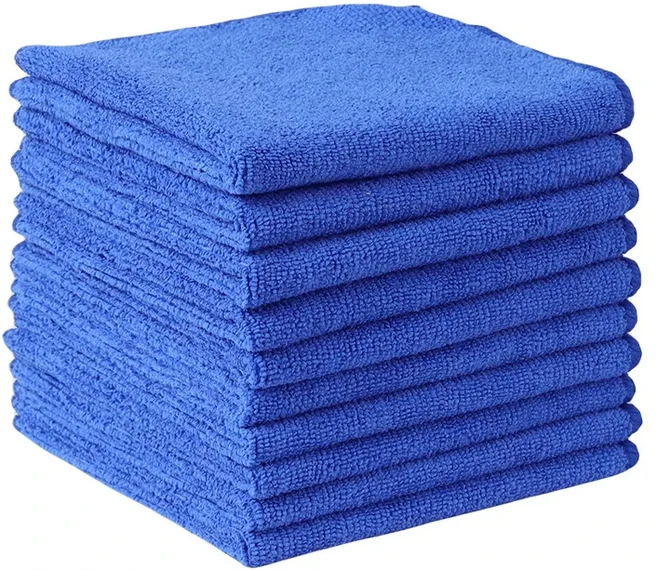 고흡수 다용도 극세사 클리닝 천 1/10 키트 자동차 가정용 청소 타월 (주방용), 03 10PC, 09 Deep Blue