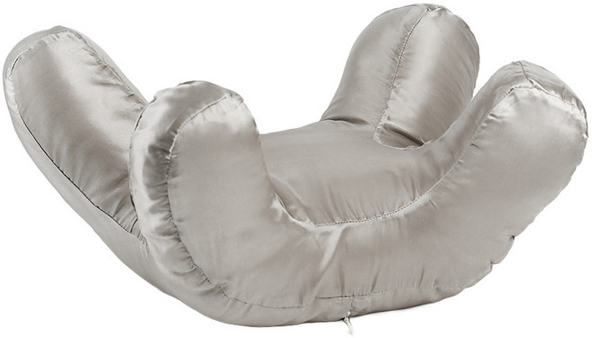 모노랩 눈주름 베개 얼굴 압박 방지 경추 옆잠 수면 뒤척임, 그레이, 1개