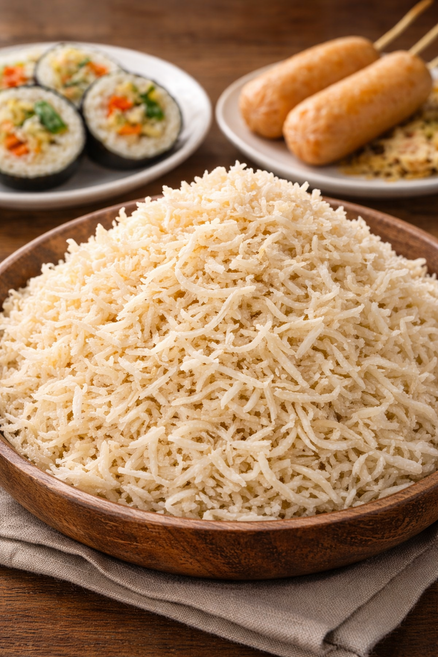 (오징어90%내외) 강원도가공 백진미채 (중가루) 진미채김밥 어묵재료 식자재 반찬가게 건어물, 500g