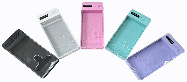 디지털디톡스 투명 핸드폰잠금상자 금욕상자 스마트폰 감옥 타이머, 투명금욕상자 화이트