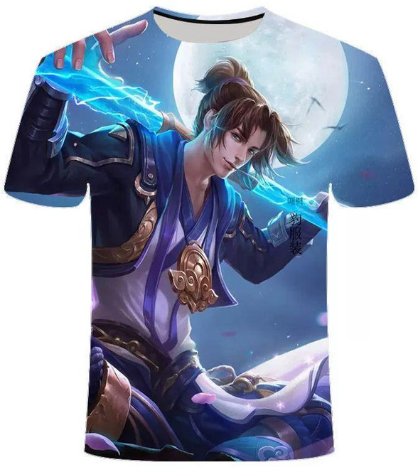 빅사이즈 용 오버핏 운동복 프린트 힙합 반팔티 단체복