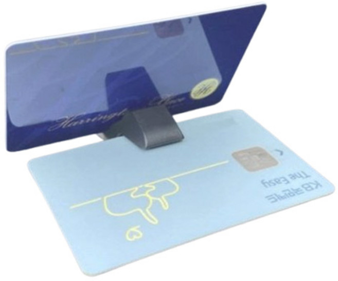 차량용 명함 카드 꽂이 수납 홀더, 1개, 본상품