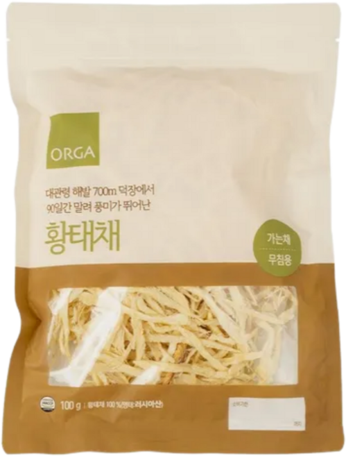 올가 ORGA 대관령 황태채 (가는채) 100g, 1개