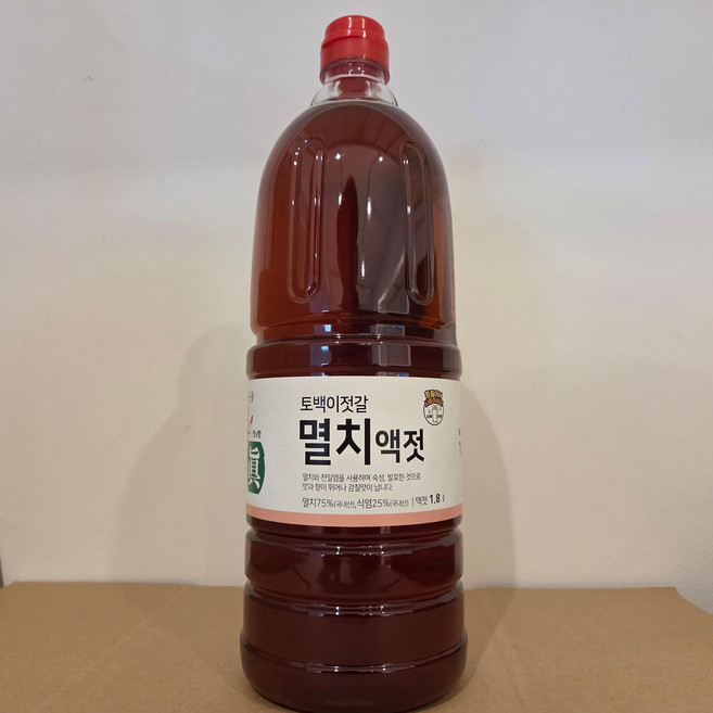 국산 토백이 부안 곰소 멸치액젓 1.8L 가정용 김장용2kg, 1개