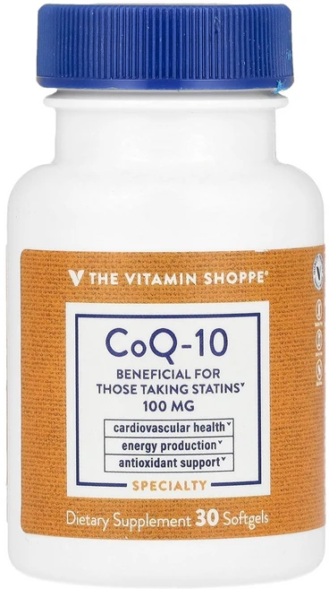 The Vitamin Shoppe CoQ-10 100mg 소프트젤 30정 Shoppe (더 비타민 샵), 1개 - 쿠팡
