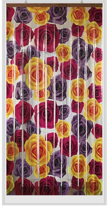 아리아스토어 아로마향 장미문발 92x200cm 현관커튼 PVC문발