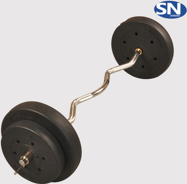 이지컬바세트 25kg세트 PVC 아령 바벨 덤벨 원판, 이지컬바세트  25kg, 1개, 25kg