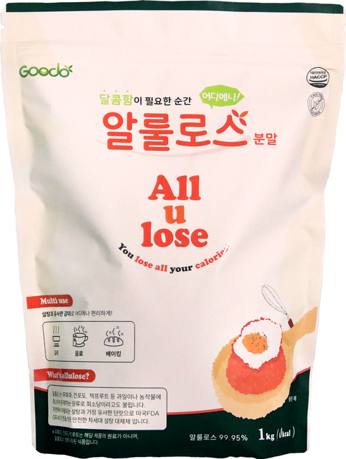 구도 알룰로스 분말, 1kg, 1개