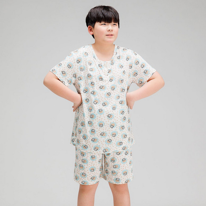 남아 초등 남주니어 냉감잠옷 여름 꿀잠 냉장고홈웨어 실내복 상하세트
