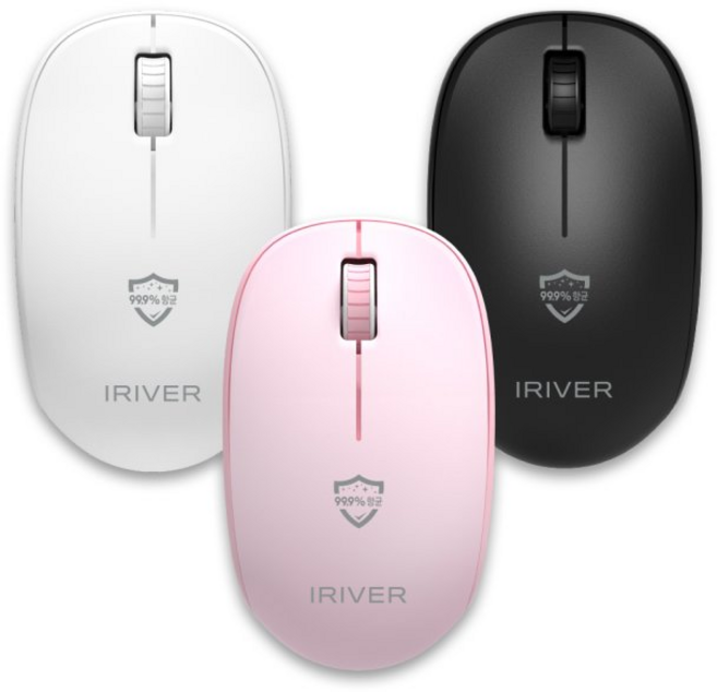 아이리버 항균 Medic WM3 무소음 무선 옵티컬 마우스, Medic-WM3, (BLACK) 블랙