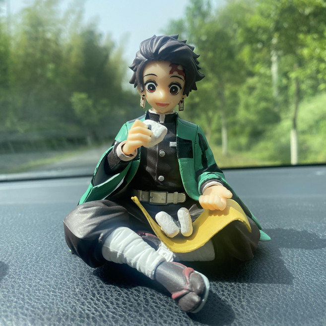 鬼滅之刃 炭治郎 汽車擺件, 1個, 碳治郎/10cm 送車貼