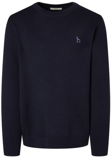 25FW [파인 울] 네이비 울 크루넥 니트 HZSW5D401N2