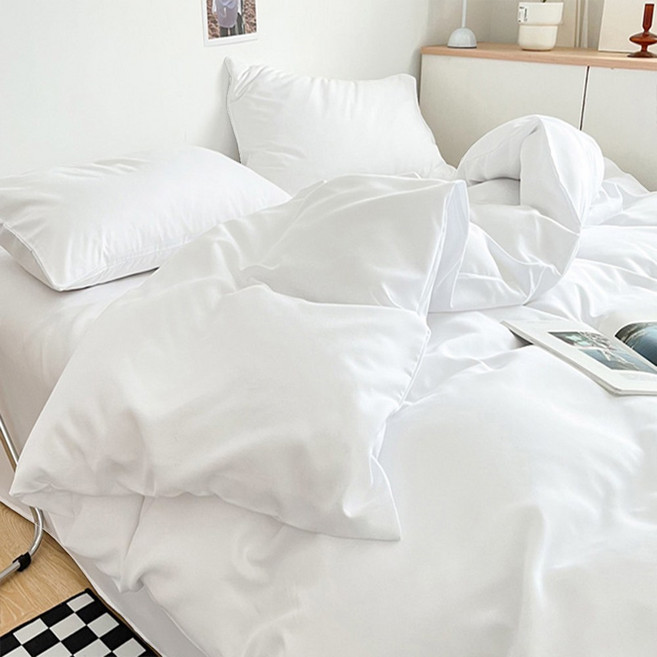 화이트 플레인 호텔 이불 커버 흰색이불, 하양