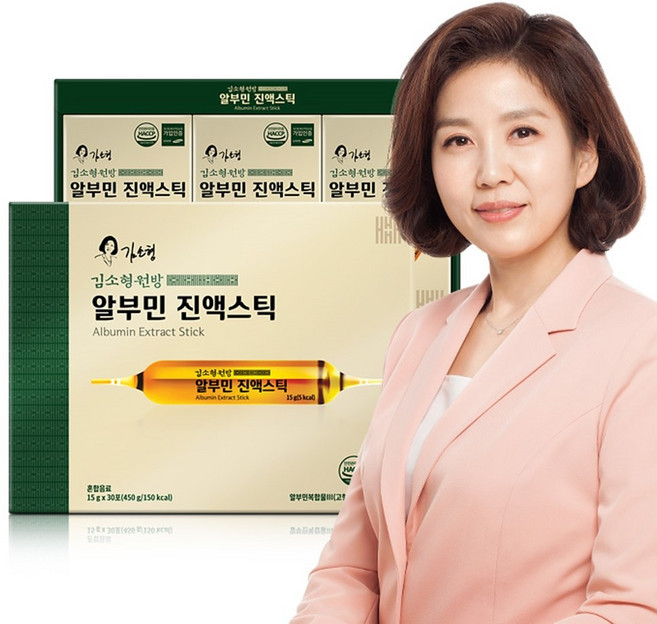 김소형원방 알부민 진액스틱 선물 (쇼핑백 증정), 1세트, 450g