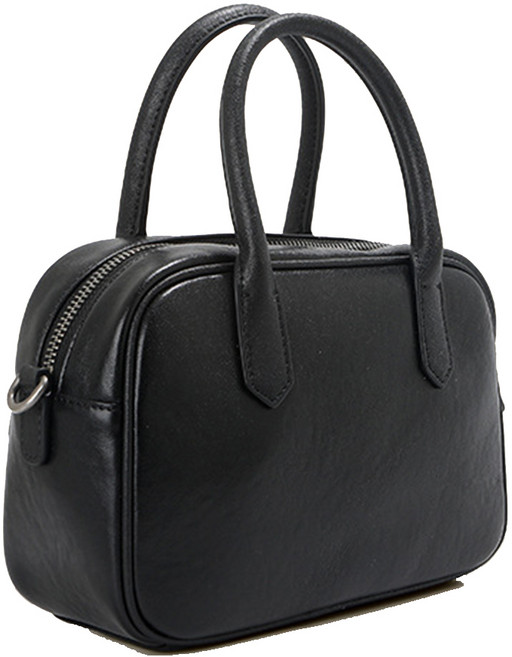 라라무 르엔 클래식 미니 천연소가죽 토트백 숄더백 여성 데일리 가방