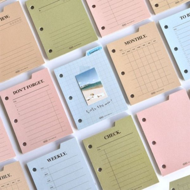프리스타일 인덱스패드 - 미니3공, 12 write pad