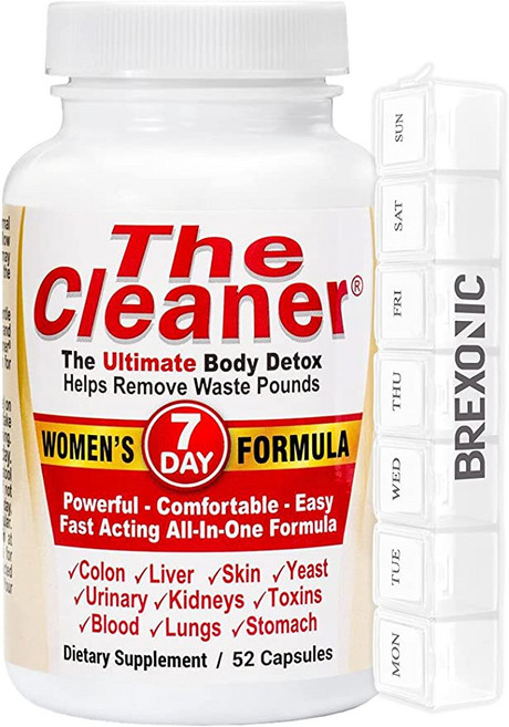 MAPEinc Cleaner 7 Day Formula 바디 디톡스 신장 간 혈액 폐 위 결장 클렌저 & 디톡스, 1개