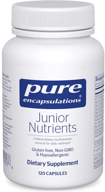 미국산 퓨어인캡슐레이션 주니어 뉴트리언트 120베지캡슐 멀티비타민 Pure Encapsulation Junior Nutrients 선물증정, 1개, 120정