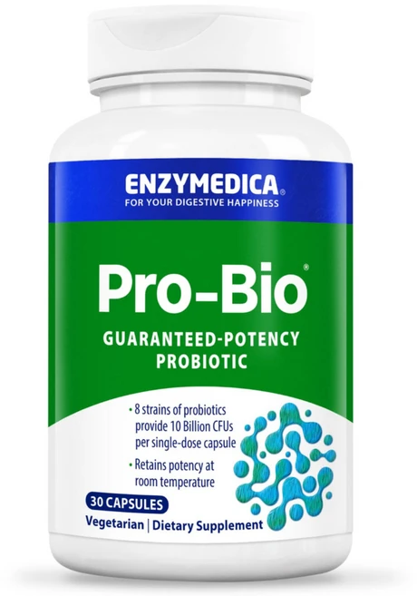 엔자이메디카 프로바이오틱스 유산균 100억 30캡슐 락토바실러스 비피도박테리움 ProBio, 1개, 30정 - 쿠팡